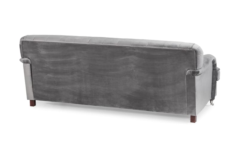 Howard Riviera 3-personers Fløjlssofa - Lysegrå - Møbler - Sofaer - Howard sofa