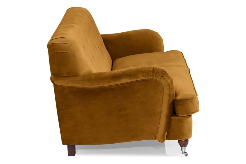 Howard Riviera 3-personers Fløjlssofa - Mørkegul - Møbler - Sofaer - Howard sofa