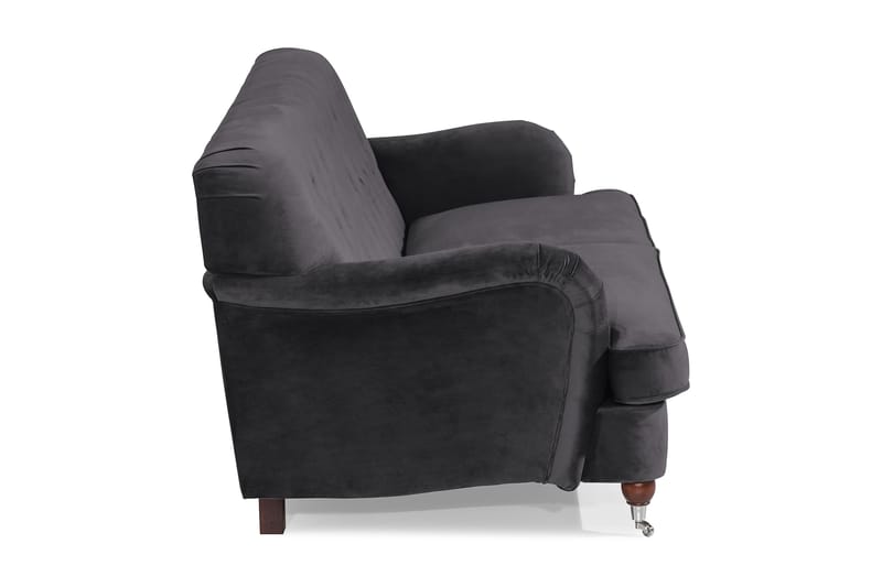 Howard Riviera 3-personers Fløjlssofa - Mørkegrå - Møbler - Sofaer - Howard sofa
