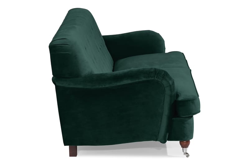 Howard Riviera 3-personers Fløjlssofa - Grøn - Møbler - Sofaer - Howard sofa
