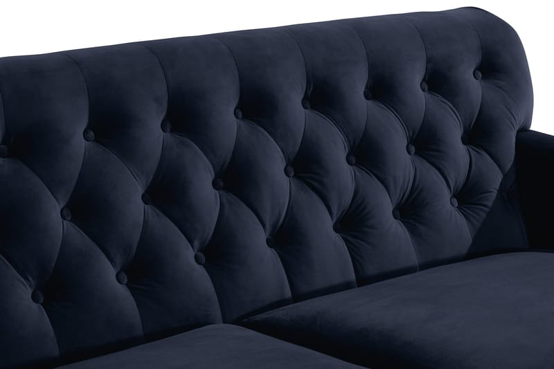 Howard Riviera 3-personers Fløjlssofa - Blå - Møbler - Sofaer - Howard sofa
