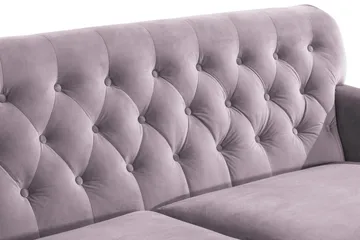 Howard Riviera 3-personers Fløjlssofa - Lilla - Møbler - Sofaer - Howard sofa