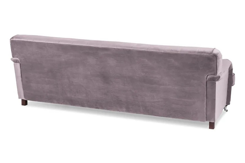 Howard Riviera 3-personers Svunget Fløjlssofa - Lilla - Møbler - Sofaer - Howard sofa