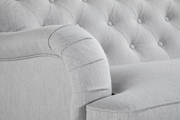 Howard Riviera 3-personers Svunget Stofsofa - Grå - Møbler - Sofaer - Howard sofa