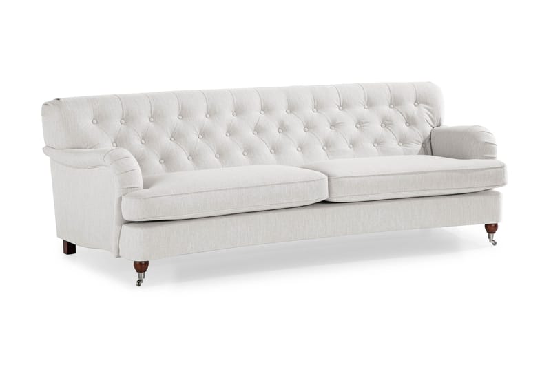 Howard Riviera 3-personers Svunget Stofsofa - Lysegrå - Møbler - Sofaer - Howard sofa