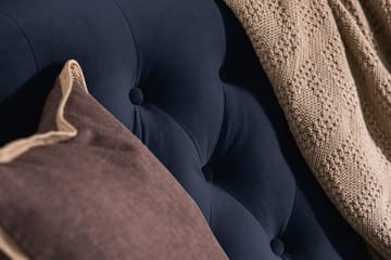 Howard Riviera 3-personers Fløjlssofa - Blå - Møbler - Sofaer - Howard sofa