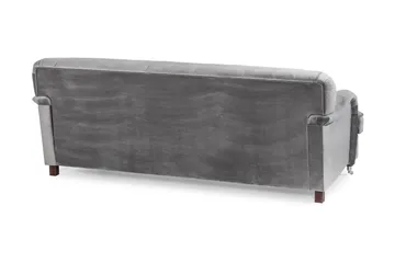 Howard Riviera 3-personers Fløjlssofa - Lysegrå - Møbler - Sofaer - Howard sofa