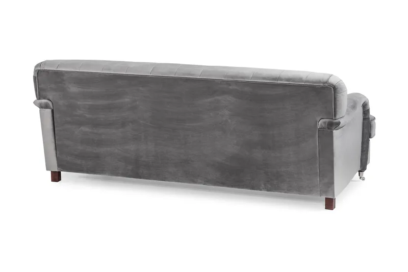 Howard Riviera 3-personers Fløjlssofa - Lysegrå - Møbler - Sofaer - Howard sofa