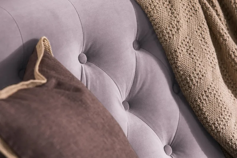 Howard Riviera 3-personers Fløjlssofa - Lilla - Møbler - Sofaer - Howard sofa