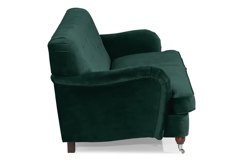 Howard Riviera 3-personers Fløjlssofa - Grøn - Møbler - Sofaer - Howard sofa