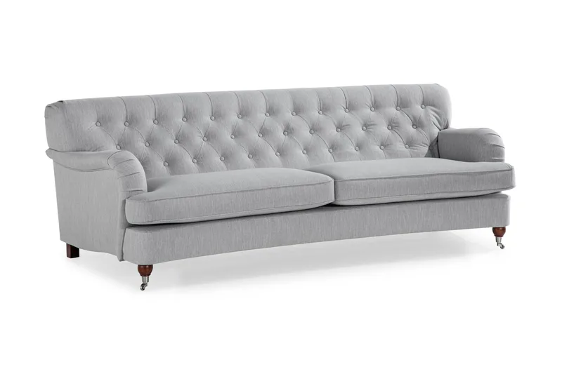 Howard Riviera 3-personers Svunget Stofsofa - Grå - Møbler - Sofaer - Howard sofa