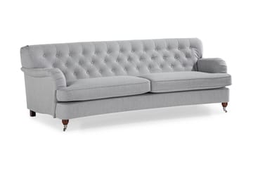 Howard Riviera 3-personers Svunget Stofsofa - Grå - Møbler - Sofaer - Howard sofa