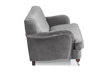 Howard Riviera 3-personers Fløjlssofa - Lysegrå - Møbler - Sofaer - Howard sofa