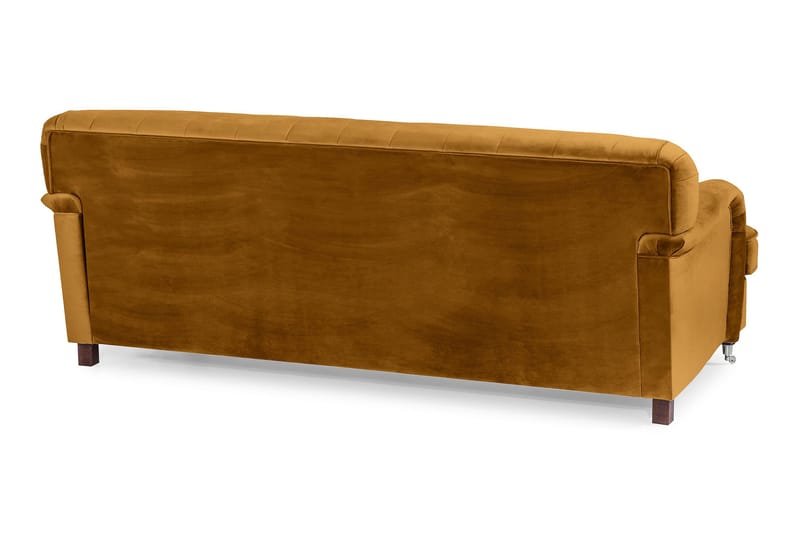 Howard Riviera 3-personers Fløjlssofa - Mørkegul - Møbler - Sofaer - Howard sofa