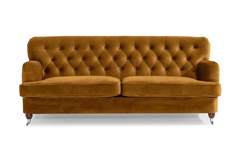 Howard Riviera Veloursofa 3-pers - Amber - Howard sofa - Velour sofaer - 3 personers sofa