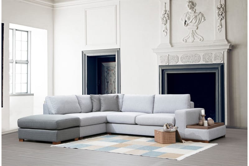 Huelva Chaiselongsofa - Grå - Møbler - Sofaer - Sofa med chaiselong