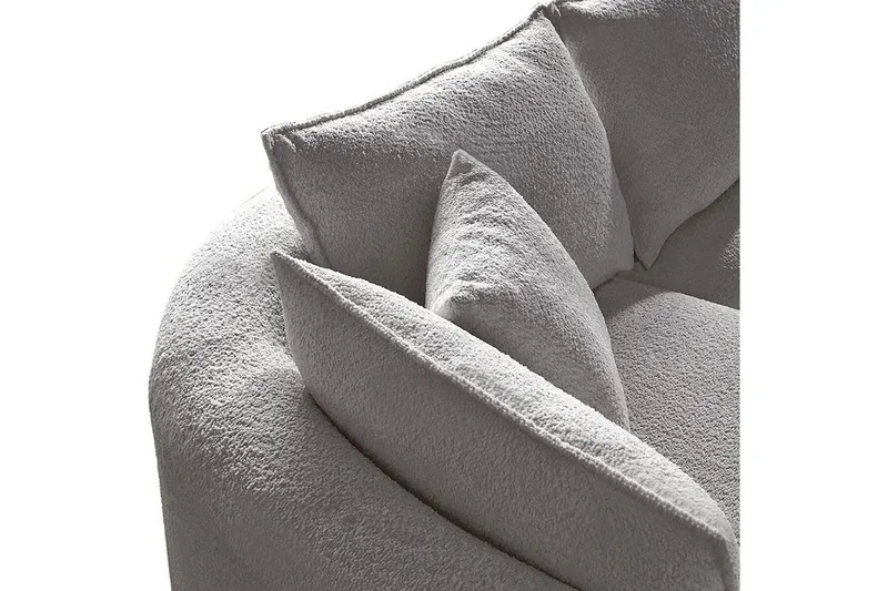 Hungirr Sofa med divan 4-personers - Grå - Møbler - Sofaer - 4 personers sofa