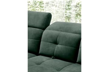Inferne 5-personers Sofa med Chaiselong - Mørkegrøn - Møbler - Sofaer - Sofa med chaiselong