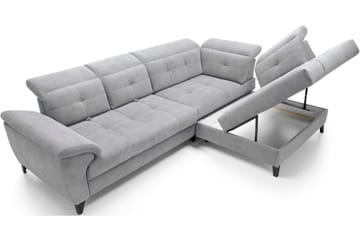 Inferne 5-personers Sofa med Chaiselong - Grå - Møbler - Sofaer - Sofa med chaiselong