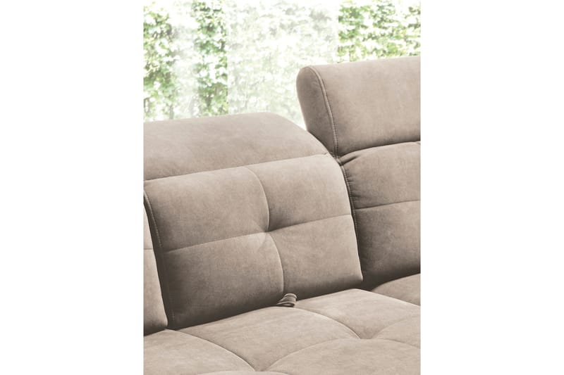 Inferne 5-personers Sofa med Chaiselong - Beige - Møbler - Sofaer - Sofa med chaiselong