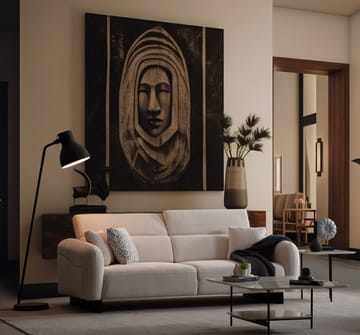 Ingang 3-personers sofa Chenille - Hvid - Møbler - Sofaer - 3 personers sofa