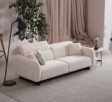 Ingang 3-personers sofa Chenille - Hvid - Møbler - Sofaer - 3 personers sofa