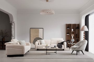 Ingang 3-personers sofa Chenille - Hvid - Møbler - Sofaer - 3 personers sofa