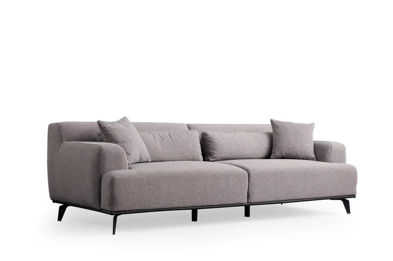 Jaguar 3-personers Sofa, Brun/Grå