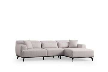 Jaguar 4-personers Sofa med Chaiselong - Hvid - Møbler - Sofaer - Sofa med chaiselong