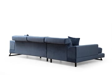 Jaraad Chaiselongsofa 3-personers - Blå - Møbler - Sofaer - Sofa med chaiselong
