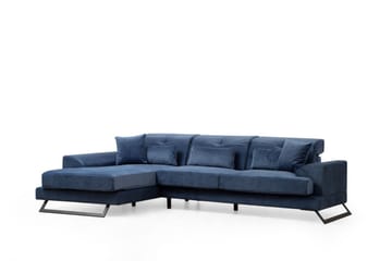 Jaraad Chaiselongsofa 3-personers - Blå - Møbler - Sofaer - Sofa med chaiselong