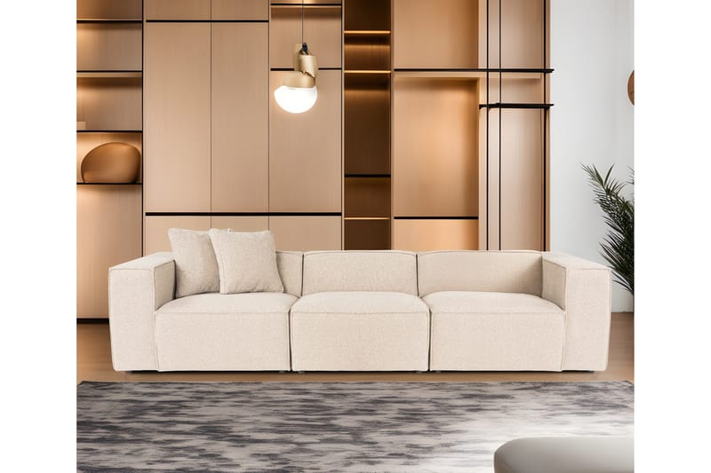 Kaolins Sofa 3-personers - Fersken - Møbler - Sofaer - Modulsofaer - Komplet modulsofa