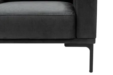 Kitimat 3-personers Venstrevendt L-formet Sofa med Chaiselong 274 cm i Stof - Grå - Møbler - Sofaer - Sofa med chaiselong