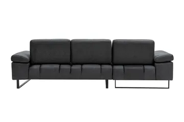 Kitimat 3-personers Venstrevendt L-formet Sofa med Chaiselong 274 cm i Stof - Grå - Møbler - Sofaer - Sofa med chaiselong