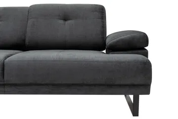 Kitimat 3-personers Venstrevendt L-formet Sofa med Chaiselong 274 cm i Stof - Grå - Møbler - Sofaer - Sofa med chaiselong