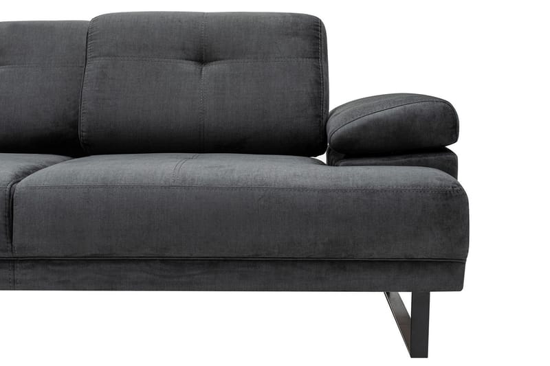 Kitimat 3-personers Venstrevendt L-formet Sofa med Chaiselong 274 cm i Stof - Grå - Møbler - Sofaer - Sofa med chaiselong