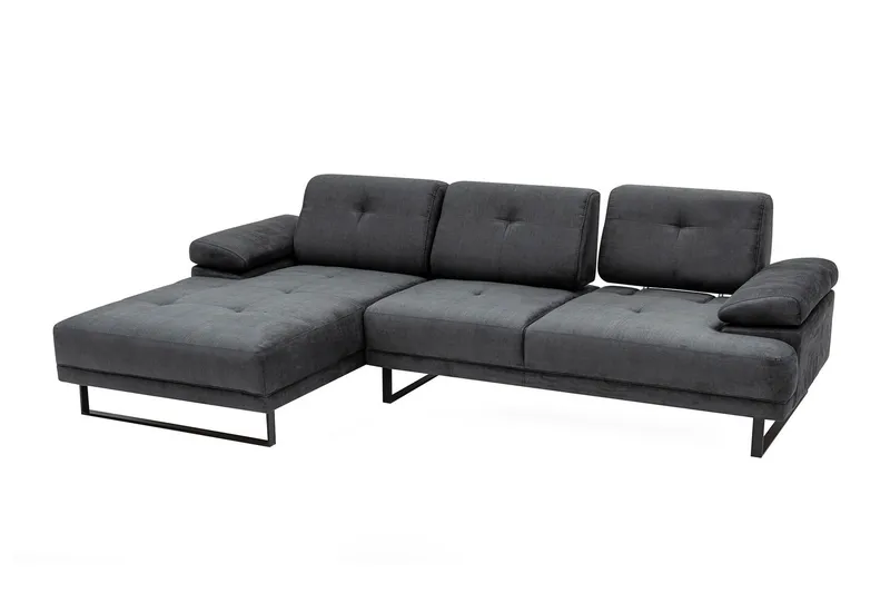 Kitimat Chaiselongsofa 3-personers - Antracit - Møbler - Sofaer - Sofa med chaiselong