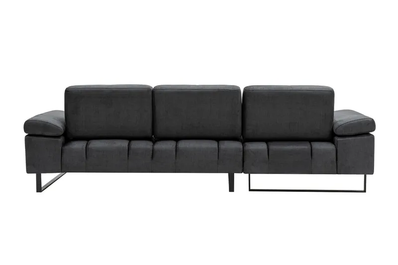 Kitimat Chaiselongsofa 3-personers - Antracit - Møbler - Sofaer - Sofa med chaiselong