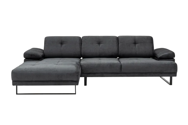 Kitimat Chaiselongsofa 3-personers - Antracit - Møbler - Sofaer - Sofa med chaiselong