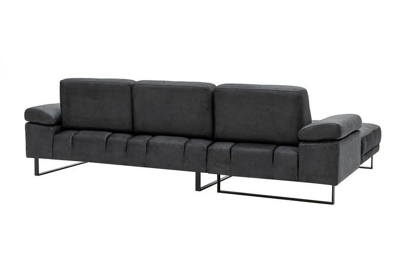 Kitimat Chaiselongsofa 3-personers - Antracit - Møbler - Sofaer - Sofa med chaiselong