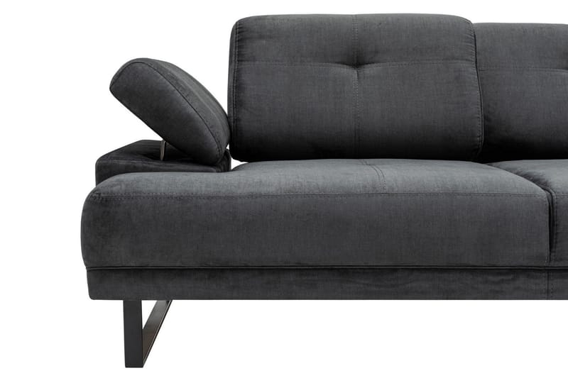 Kitimat Chaiselongsofa 3-personers - Antracit - Møbler - Sofaer - Sofa med chaiselong