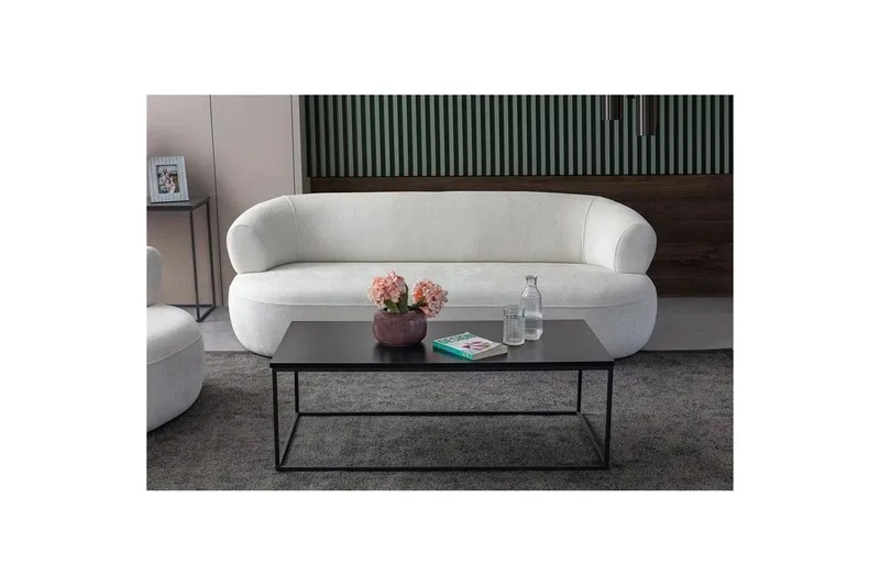 Kollumber Sofa 3-personers - Hvid - Møbler - Sofaer - 3 personers sofa