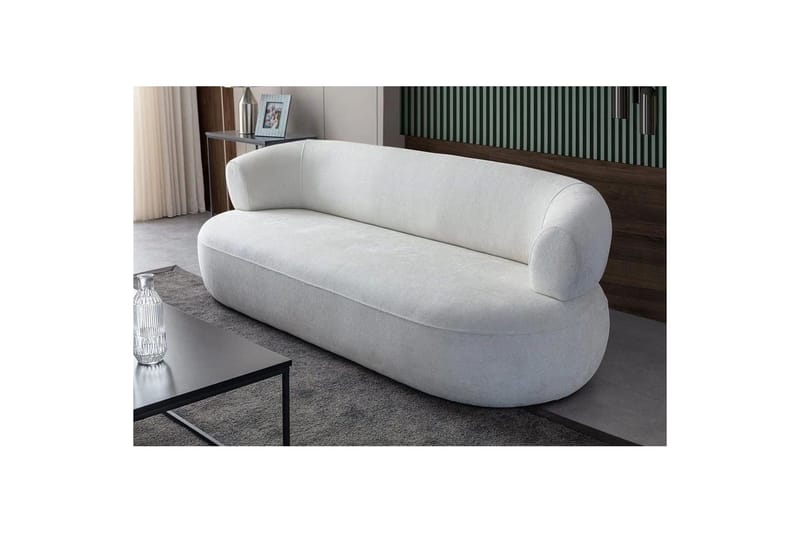 Kollumber Sofa 3-personers - Hvid - Møbler - Sofaer - 3 personers sofa