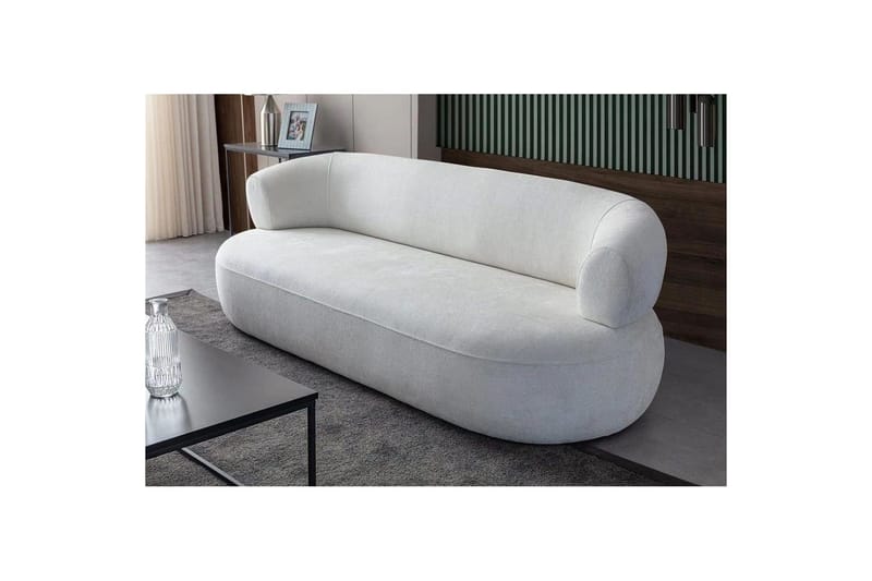 Kollumber Sofa 3-personers - Hvid - Møbler - Sofaer - 3 personers sofa