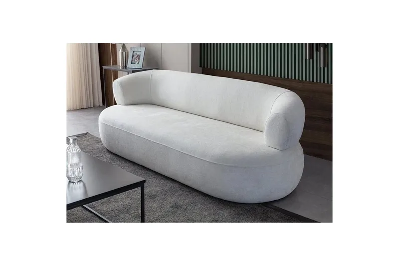 Kollumber Sofa 3-personers - Hvid - Møbler - Sofaer - 3 personers sofa