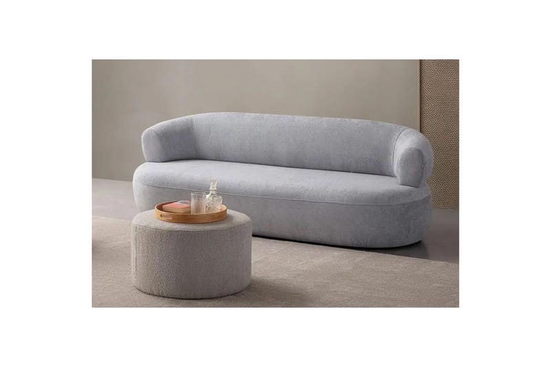 Kollumber Sofa 3-personers - Grå - Møbler - Sofaer - 3 personers sofa