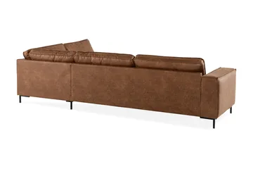 Akron 2,5-personers Sofa med Chaiselong Højre Læder - Møbler - Sofaer - Lædersofaer