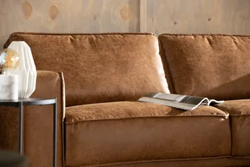 Akron 2,5-personers Sofa med Chaiselong Højre Læder - Møbler - Sofaer - Lædersofaer