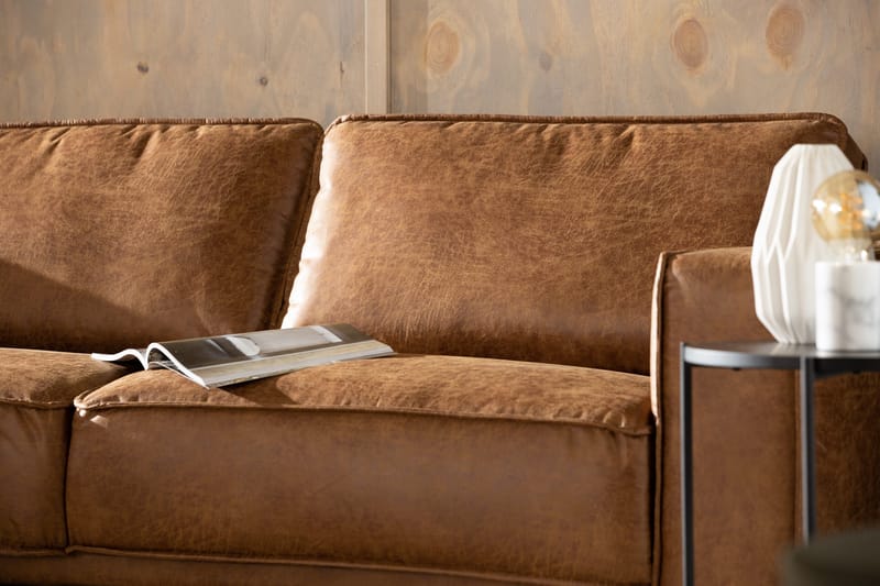 Akron 2,5-pers. Sofa med chaiselong Venstre bonded læder - Møbler - Sofaer - Lædersofaer