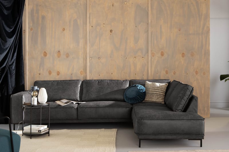 Akron 2,5-pers. Sofa med chaiselong Højre bonded læder - Møbler - Sofaer - Lædersofaer